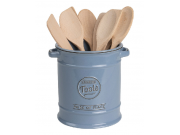 Pride of Place Cooking Tools Jar BLUE (D160 x H185mm / 6.2 x 7.2")	